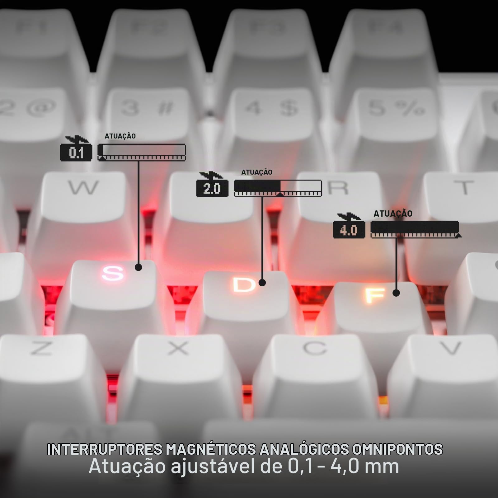 SteelSeries Apex Pro TKL Gen 3 White OmniPoint 3.0 Switches